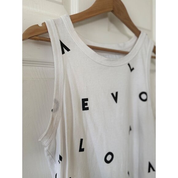 Current/Elliott White Love Letter The Muscle Tee Tank Size 2, M - Picture 7 of 16